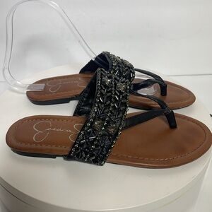 Jessica Simpson flip flops sandals size 6